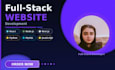 be full stack developer both frontend and backend
