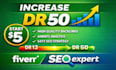 increase domain rating DR 50 ahref fast