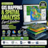 create professional gis maps, spatial analysis and geospatial data visualization