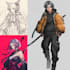 draw an anime character illustration