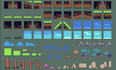 create unity 2d game assets sprites tilesets for mobile game development