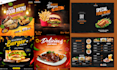 design creative restaurant menu and food posters