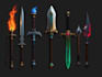 draw custom dnd weapons, magic items, and fantasy equipment