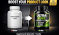 design supplement label, peptide label, bottle label and packaging design