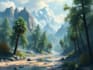 draw a environment concept art
