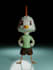 create a game ready 3d character model, rigged and textured