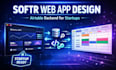 design softr web app with airtable backend for startups