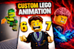 create custom professional lego stop motion animations