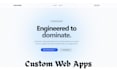 develop a premium custom website using react and next js