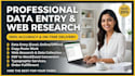 do fast typing, data entry, excel and copy paste work