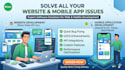build responsive website using frontend and backend