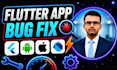 fix flutter app bugs, debug and optimize apps