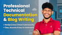 write professional technical docs and blogs