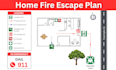 a professional home fire escape and emergency evacuation plan