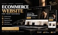 build modern responsive ecommerce website for your business