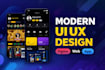 create professional website UI UX design
