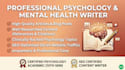 write mental health, psychology, and wellness articles