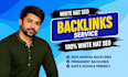 provide white hat dofollow SEO backlinks service