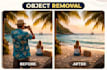 remove unwanted objects from your photos professionally