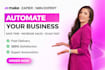 fix make com,make com automation, zapier automation, make com expert