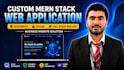 build full stack mern web application with secure authentication and dashboard