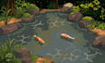 draw pixel art scene and background for your game