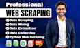 do web scraping,data scraping and data mining from any website