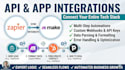 build complex API integrations and advanced automations with zapier and make