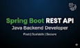 develop rest apis using spring boot and java