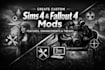 create custom sims 4 and fallout 4 mods features, enhancements and tweaks