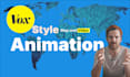 create vox and johnny harris style motion graphics map explainer videos