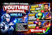 design eye catching youtube thumbnail using ai