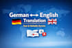 translate short german texts, phrases, and study notes