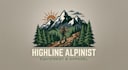 design a bold and adventurous hiking logo