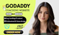 godaddy coaching website design redesign godaddy develop godaddy