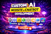develop custom ai website chatbot and SEO for your business