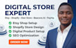 set up your payhip digital store etsy shop shopify store stan store