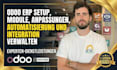 odoo erp setup, module, anpassungen, automatisierung und integration verwalten