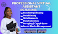 be your virtual assistant for data entry, web research, copy paste and typing