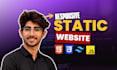 be HTML CSS static website maker or HTML landing page designer