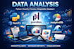 provide professional data analysis using python and excel