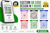 create custom branded qr codes for your business menu or portfolio