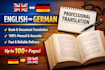 translate your text into german
