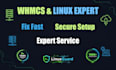 fix whmcs and linux server issues, setup automation, security and hosting
