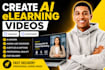 do elearning course udemy training video vsl in heygen synthesia veo3 ai avatar