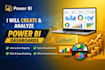 create professional power bi dashboard and reports