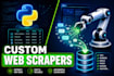 build custom python automation scripts and web scrapers