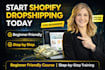 build profitable shopify dropshipping course for beginners