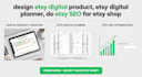 design etsy digital product, etsy digital planner, do etsy SEO for etsy shop
