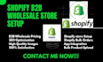 do shopify b2b wholesale store setup, wholesales pricing rules, bulk orders